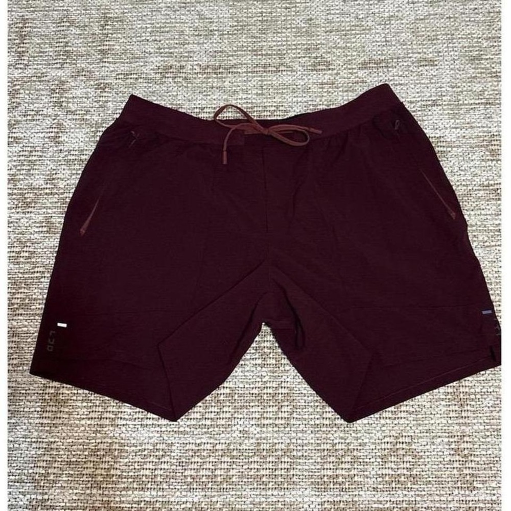 Lululemon License to Train Shorts Mens XXL UNLINED Maroon 7.5 Inch Inseam LTT